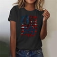 thumbnail image 6 of Goodtrade8 Womens Summer Shirts July 4th Red White and Blue Pullover Independence Day Short Sleeve USA Years Anniversary American Flag Casual Crew Neck Tops for Women Fashion, 6 of 8