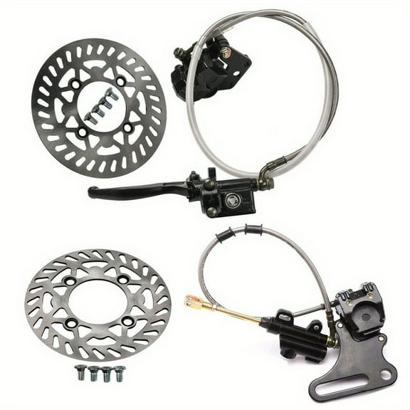 Front Rear Hydraulic Brake Caliper & Disc rotor Pit Dirt Bike Atomik Thumpstar