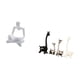 thumbnail image 5 of Figura de pensador abstracto,Estatua de pensador abstracto,decoración para el hogar,Estatua de alce y ciervo,Estatua de jirafa de cerámica,adorno moderno para decoración del hogar,Figuras de, 5 of 8