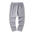 thumbnail image 5 of Domuza Baggy Sweatpants Wide Leg Casual Sweat Pants Drawstring Athletic Workout Gym Jogger with Pockets Light Gray 3XL, 5 of 6
