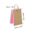 thumbnail image 2 of Unique Bargains 3.5' x 2' Blank Flash Cards with Rings Study Cards Index Cards Note Card Pre Hole Punched, Pink 150 Pack, 2 of 5