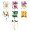 thumbnail image 2 of 100PCS Disposable Party Supplies Salad Sticks Cartoon Bunny Chicken Easter Fruit Forks Cake Toppers Food Bamboo Toothpick 3, 2 of 8