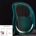 thumbnail image 2 of MesaSe Gifts Mahogany 19 String Harp Lyre With Tune Wrench Spare Strings 2 Random Picks, 2 of 8