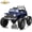 B-Blue, variant on Chevrolet Cheyenne 4WD 24 Volt Ride on Toys with Remote, Ride on Truck for Big Kids, Joyracer Power Car Wheels with Bluetooth, Black