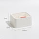 thumbnail image 4 of Dispensador de almohadillas de algodón, a prueba de polvo, ligero, exquisito, caja de soporte para hisopos de algodón, lápiz labial, color blanco, 4 of 5