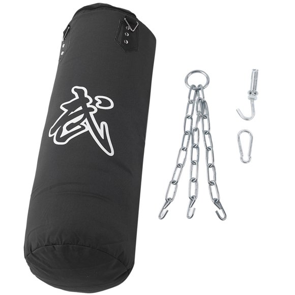 Hanging Punching Bag, Hanging Type Thicken Canvas Training Punching Bag Boxing Bag Quadruple Filling for Gymnasium, Fighting Gym