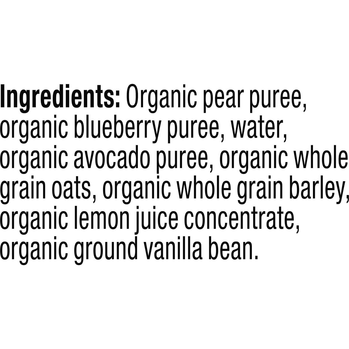 Plum Organics Stage 2 Organic Baby Food, Pear, Blueberry, Avocado and Granola, 3.5 oz Pouch - Case of 12