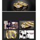 thumbnail image 3 of unbranded Anillo De Pareja De Zirconia Dorado Con Para Regalo Y Uso Diario, 3 of 7
