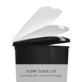 thumbnail image 3 of Simplehuman 40 Liter / 10.6 Gallon Slim Kitchen Step Trash Can With Secure Slide Lock, Black Plastic, 3 of 7