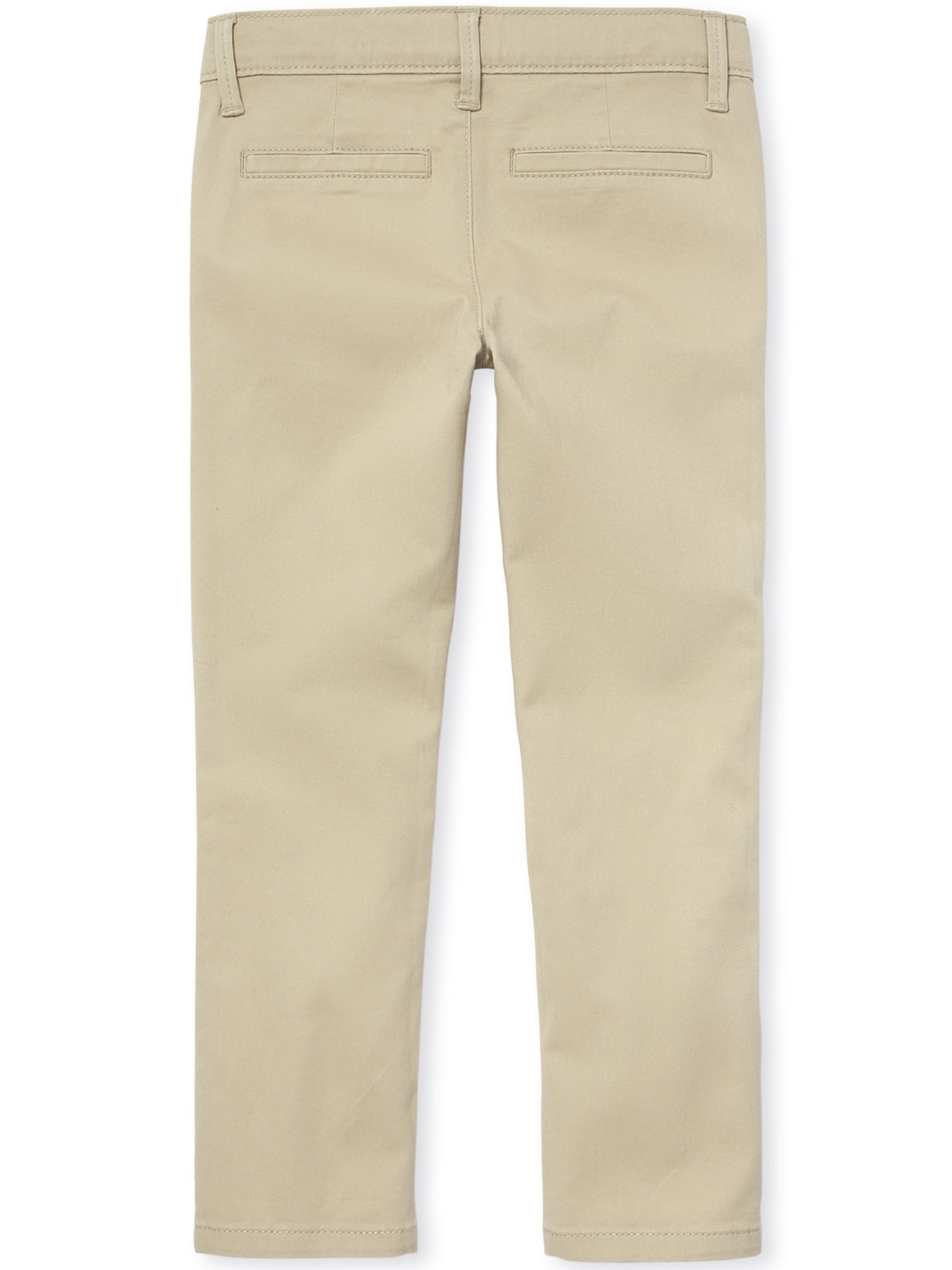 The Children's Place Girls Uniform Stretch Skinny Chino Pants, 2-Pack, Sizes 4-18
