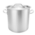 thumbnail image 1 of 36/50/71/98L Stainless Steel Stock Pot and Kitchen Soup Pot Safe Metal Cookware with Lid, 1 of 5