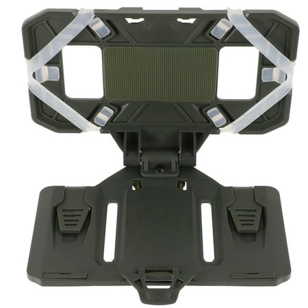 Hemoton Outdoor Game Vest Phone Holder Convenient Foldable Navigation Board Chest-Mounted Mobile Phone Carrier for Hiking Camping