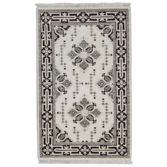 Wahi Rugs Hand Knotted Ziegler Oushak 3'1" x 5'1" - w119