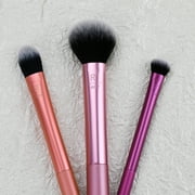 Real Techniques Travel Essentials 2.0 Makeup Brush Set, 3PC