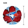 thumbnail image 4 of Toronto Baseball Round Non-Slip Rubber 4 PCS 8in Mouse Pad 3mm Thick Polyester Surface for Office Gaming PC, Bluebird Mouse Pad LS236, 4 of 7