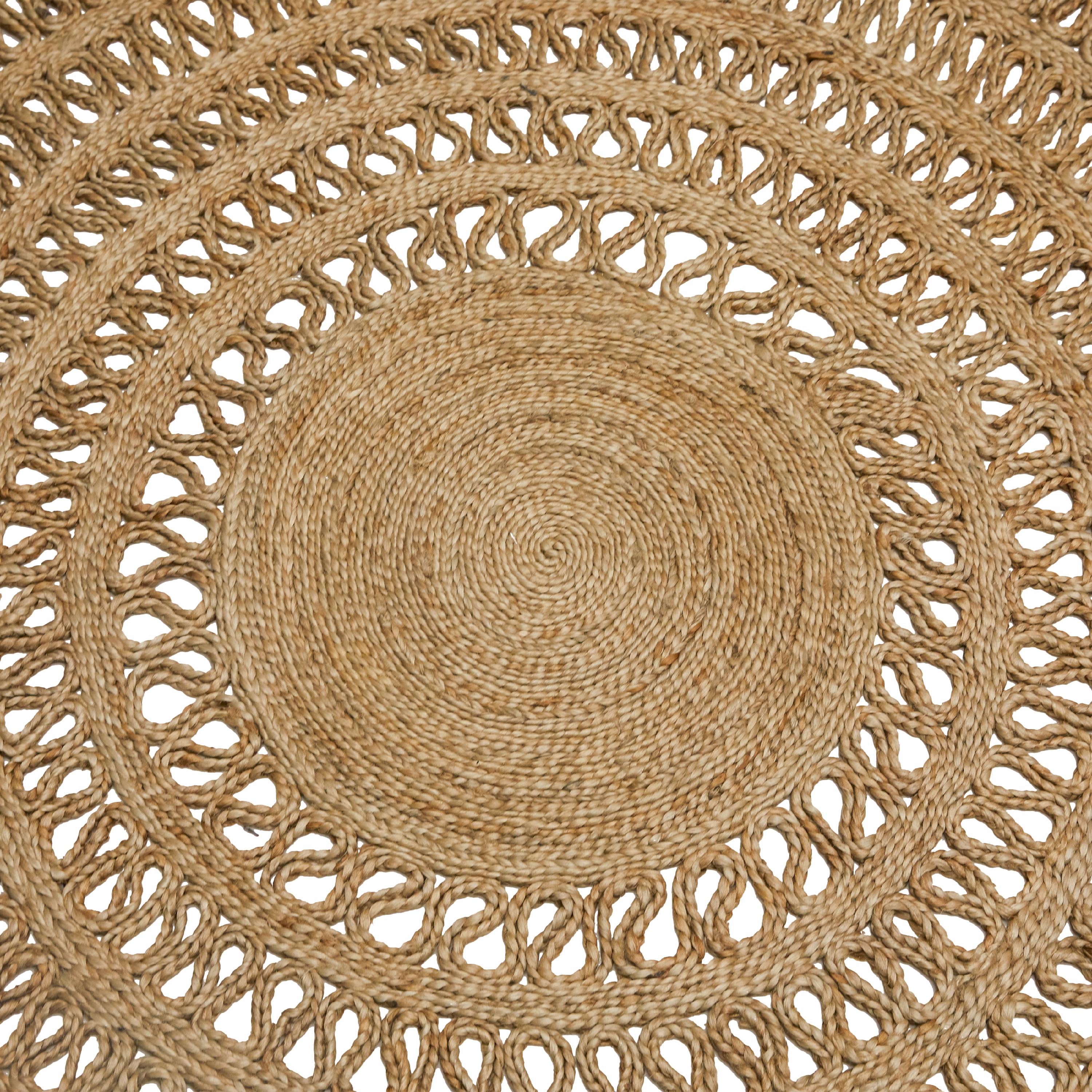 Round Jute Area Rug by Drew Barrymore Flower Home - image 3 of 5