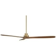thumbnail image 6 of Casa Vieja 66" Delta XL Modern Indoor Ceiling Fan 3 Blade Remote Control Soft Brass Finish Walnut Finish Blades Bedroom DC Motor, 6 of 8