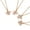 Four piece set-Gold, variant on Minimalist Geometric Designs Necklace Sun Stars Clouds Dainty Everyday Jewelry Statement Pieces Daily Use