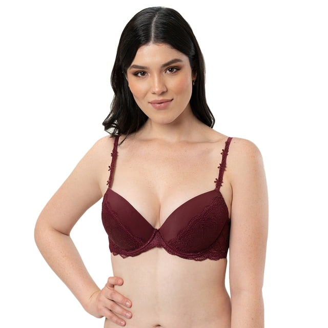 Paquete de Brasier Adda Lingerie Modelo Blanche, Línea D'Luxe, Colores surtidos
