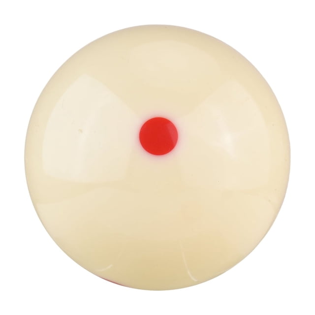 Balle de Queue de Billard, 2 Pcs Balle de Queue d'Entraînement en Résine Rouge et Blanche avec Points, Balles de Billard d'Entraînement pour Sports Accessoires de Table de Billard Jeux