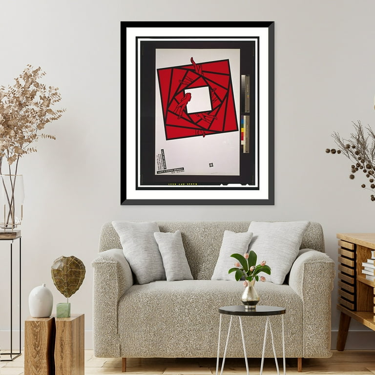 Historic Framed Print, Lahti X Poster Biennale.Shigeo Fukuda