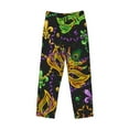 thumbnail image 4 of Xecao Mardi Gras Surface Men's Straight Lounge Pajama Pants: The Ultimate in Comfortable Sleepwear, 4 of 9