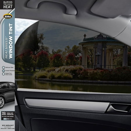 Gila® Heat Shield 35% VLT Automotive Window Tint DIY Heat Control Glare Control Privacy 2ft x 6.5ft (24in x