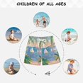 thumbnail image 6 of FORMRS Boys Swim Trunks Quick Dry Mesh Liner Boardshorts Sizes XS-XL, Pink Seaside Boat, 6 of 7