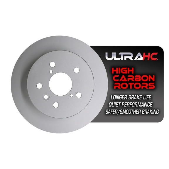 UltraHC Coated High Carbon Brake Rotor, Rear UR006946, Toyota Camry 2022-2018