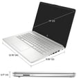 thumbnail image 4 of HP Laptop for Business and Student, 14" Anti-Glare Display, Celeron N4120, 8GB RAM, 128GB eMMC, Fast Charge, SD Card Reader, Webcam, WiFi, USB-C, HDMI, Bluetooth, Mytrix HDMI Cable, Win 11 Home S, 4 of 9