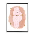 thumbnail image 2 of Stupell Industries Posh Pink Poodle Glam Stars Fluffy Pet Dog, 11 x 14, Design by Jen Bucheli, 2 of 5