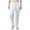 White, variant on cllios Men's Silk Satin Pajama Pants Soft Long Sleep Bottoms Pj Lounge Pant with Pockets