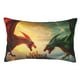 thumbnail image 1 of Fotbe Castle Red Green Sky Dragon Funda de Almohada Decorativa Estilo Occidental, Lujo en Algodón, Fundas para Almohadas King, Cojín Estampado para Decoración del Hogar-20"x30", 1 of 6