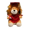 thumbnail image 2 of Altura de adornos de muñeca de león 35 cm Multifunción Multifunción HACINA PP Cotton Figura Fequit Faught Family Farty Favors Regalos para niños Rojo, 2 of 8