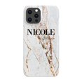 thumbnail image 1 of Personalised Cracked Marble Name iPhone 13 Pro Max Case,iPhone 16 Pro, 1 of 3