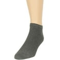 thumbnail image 6 of Men's Viscose From Bamboo, Sport, Thin, Ankle Socks, Dark Grey, Medium 9-11, 6 Pack, 6 of 7