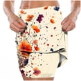 thumbnail image 6 of LEKWK Skirted Leggings for Women Floral Print High Waist Tennis Golf Skirted Leggings Pockets Athletic Dress Leggings Running Gym Workout Skorts, 6 of 6