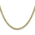 thumbnail image 2 of Avariah Diamonds Solid 10k Yellow Gold 4mm Concave Anchor Chain - 22", 2 of 8