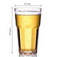 thumbnail image 3 of 4 pieces break-proof reusable acrylic drinking glasses, 420 ml octagonal, for bars, kitchens, living rooms, etc., 3 of 4