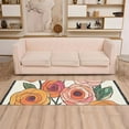 thumbnail image 2 of Yayeee Runner Rug for Bedroom 2'x6' Machine Washable Hallway Non Slip Mat, Hand Drawn Floral, 2 of 8
