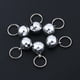 thumbnail image 4 of EeaseMX 10 cascabeles colgantes de metal de 18 mm para collar de mascotas, accesorios decorativos para gatos y perros (plata), 4 of 7