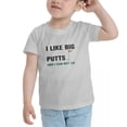thumbnail image 3 of I Like Big Putts And I Can Not Lie Golf Cute Toddler T-Shirts for Boys Girls (Gray, 3T), 3 of 5