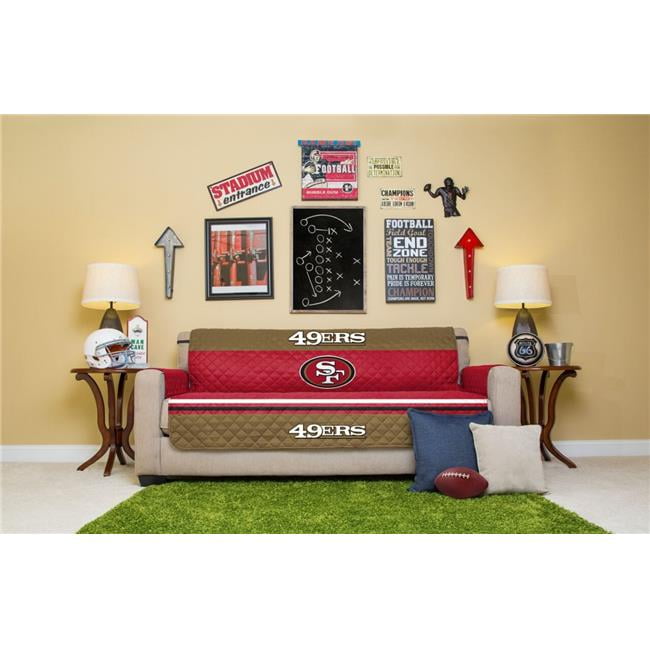 Pegasus Sports NFLFP49ERS4S NFL Sofa Slipcover Furniture Protector San Francisco 49ers