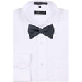 thumbnail image 2 of FBTZ-1196-Silk Mens Designer Fashion Self Tie Bow Tie, 2 of 3