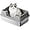 Gray, variant on Memoryfield XXL Stainless Steel Cat Litter Box with Lid, High Sides, Odor-Resistant, Scoop Holder, Black
