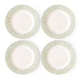 thumbnail image 1 of Spode Morris & Co Standen 11-Inch Dinner Plates, Set of 4 - Earthenware Dinnerware with Green Leaf Border Design, Microwave, Dishwasher, Freezer Safe - El, 1 of 9