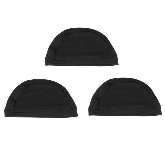 Red elástica para el cabellero de malla con gorra de cúpula de 3x Spandex para pelucas, redecilla, gorra elástica Fernando Casquillo de la peluca de la bóveda