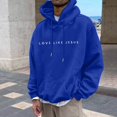 thumbnail image 3 of WILLBEST Sudaderas Deportivas para Hombre Sudaderas con Capucha y Sudaderas Casuales De Manga Larga con Estampado para Uso Diario Diseño De Ajuste Cómodo para Otoño e Invierno Grande, 3 of 5