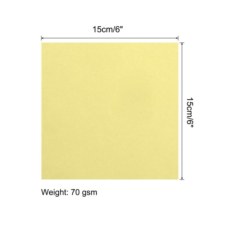 Origami Paper Double Side Light Blue 6x6 Inch for Art Craft 100 Sheet