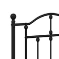 thumbnail image 4 of vidaXL Metal Headboard Black 193 cm, 4 of 4